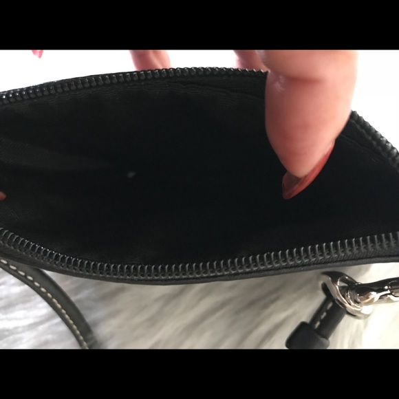 Coach Black Leather Wristlet - Picture 6 of 6